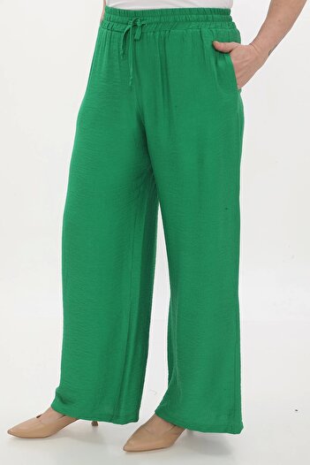 Lady Majestic Viscose Large Size Pantalon