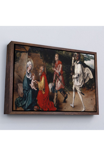 N NOXXO With Wooden Frame Albrecht Durer - Painting Adoration of the Magi-7049