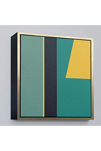 N NOXXO Wooden Framed Léon Wuidar - Abstract Painting-8303