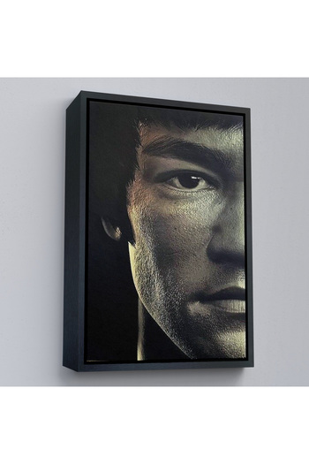 indispensablely Bruce Lee Painting with Frame-7823