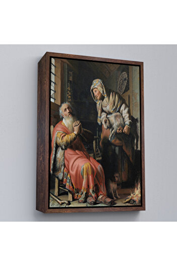 indispensablely Framed Rembrandt - Painting Tobit and Anna with Child-7439