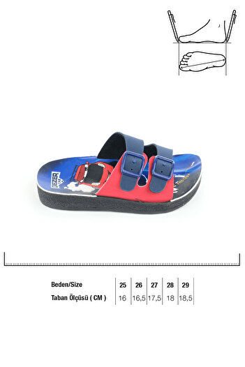 GEZER Summer Boy's Two Buckle Adjustable Slippers