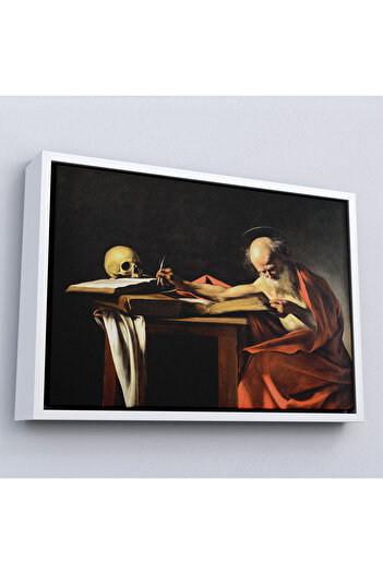 N NOXXO Caravaggio cu cadru din lemn - Tablo de scris Sfântul Ieremia-7124