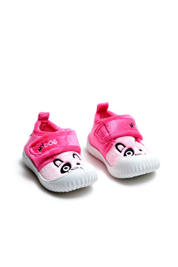 GEZER Kışlık Cırtlı Panduf Bebe Kız Ayakkabı