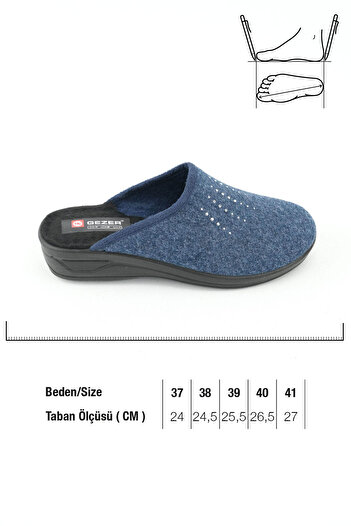 GEZER Women's Winter Home Garden Heeled Slippers
