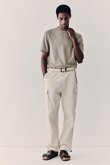 H&M Regular Fit Yırtılmaz Kargo Pantolon