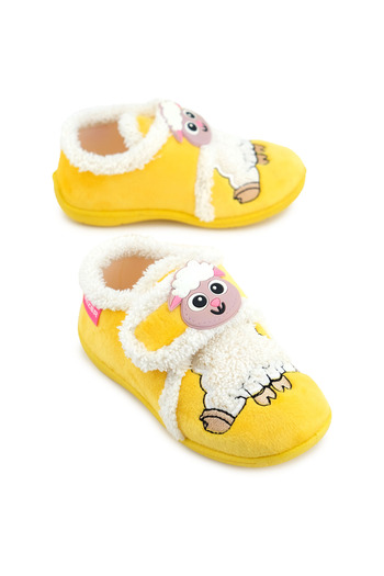 GEZER Winter Velcro Adjustable Comfortable Insole Girl's Slippers Shoes