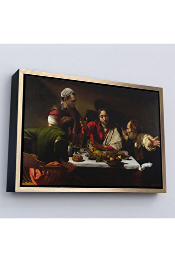 indispensablely Framed Caravaggio - the Supper at Emmaus Painting - Supper at Emmaus-7137