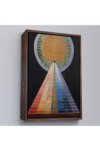 indispensablely Framed Hilma Af Klint - Altarpiece, Group X, Painting of Number 1-8058