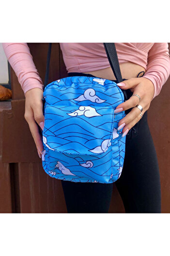 Köstebek Anime Demon Slayer Kimetsu No Yaiba Urokodaki Adjustable Crossbody Bag