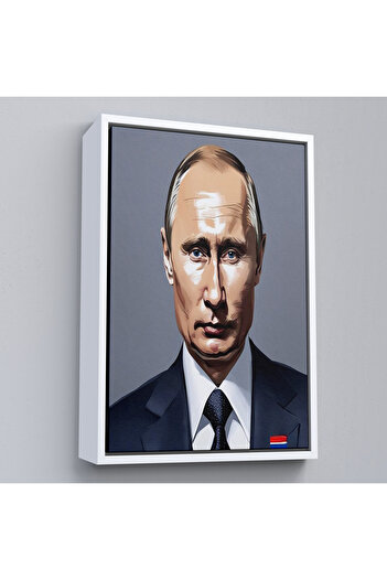 indispensablely Painting of the President of Russia with Frame-7737