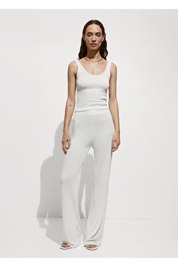 MANGO Woman Strappy Knitwear Blouse
