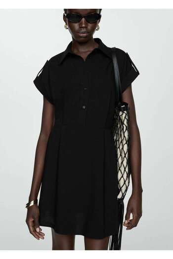 MANGO Woman Short Shirt Dress