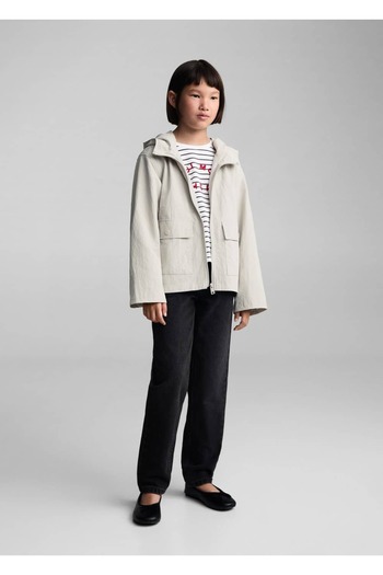 MANGO Kids Hooded Waterproof Jacket