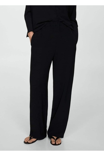 MANGO Woman Draped Woven Pants