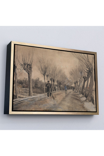 indispensablely Framed Vincent Van Gogh - Road Painting at Etten - Road in Etten-7186