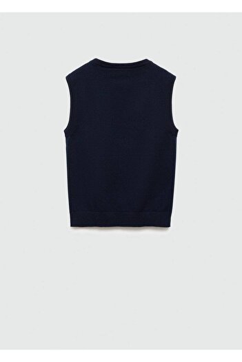 MANGO Kids Cotton knitwear vest