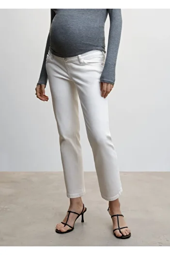 MANGO Woman Straight Cut Maternity Jeans