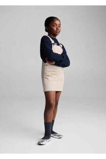 MANGO Kids Short Denim Gilet Dress