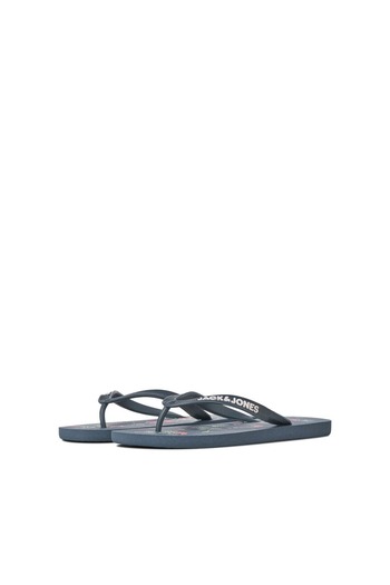 Jack & Jones Jfwlogo Palm Print Men's Flip Flops Slippers12230642 - Navy Blazer/Capri