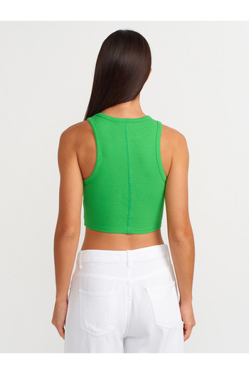 Dilvin Green Crop Top - 20820 Sewing Effects