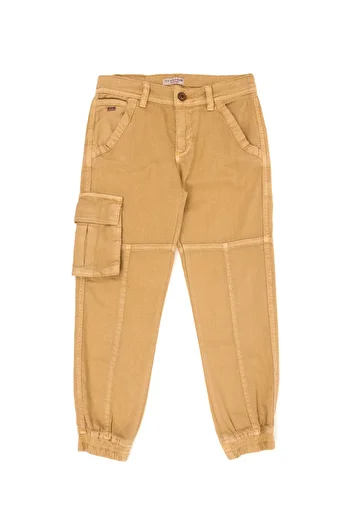 U.S. Polo Assn. Boy's Camel Canvas Pants 50264312 -Vr015