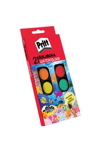 Pritt 21 Renk Suluboya Büyük Tablet