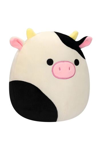 Squishmallows Squishmallow Connor Black and White Cow 7.5inches