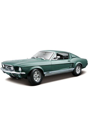 Maisto 1/18 1967 Ford Mustang Gta Fastback Model Car - Green