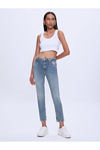Ltb Pantaloni subțiri Ronna X Mid Rise