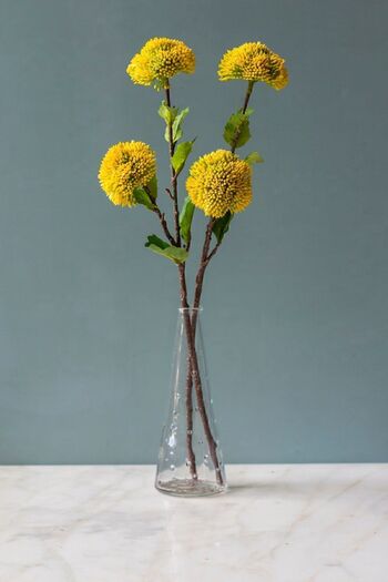 Arma House 1 Piece Voluptatem Yellow Artificial Flower