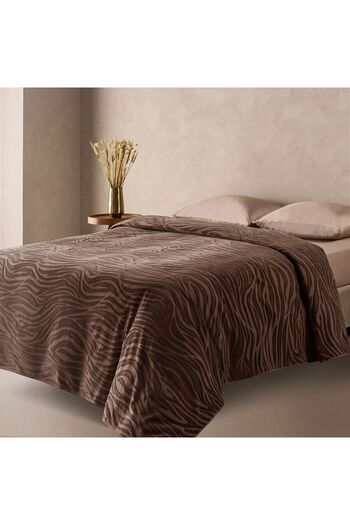 Marie Claire Safari Double Bedspread Brown Mc060817