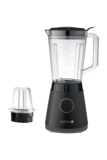 DOTS 2 In 1 Multi Functional Blender 1.5 Liter with Grinder - 600 Watt - Black