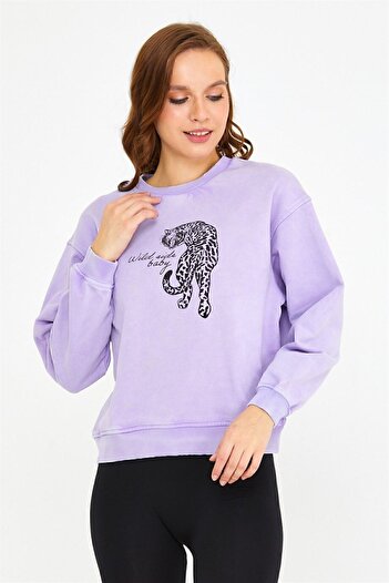 BRZ COLLECTION Γυναικείο φούτερ Piece Dyed