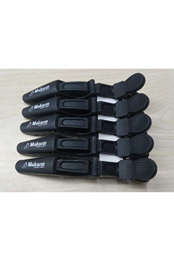 Makaror C-32203 Bat Hair Clip Black 5 Pieces