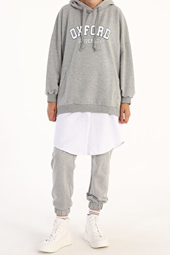 ALLDAY White Underwear Cotton Shirt Skirt