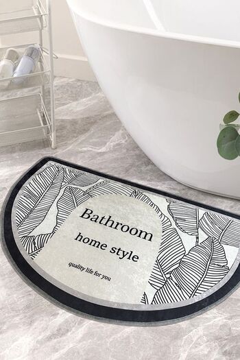 Chilai Home Earth Surface D Form 70X120 cm Bathroom Carpet Djth