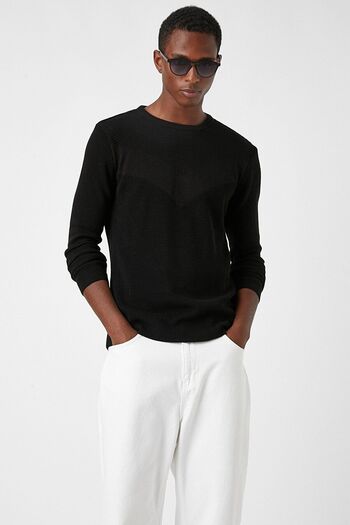 Koton Men's Crew Neck Sweater