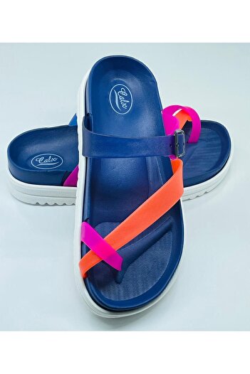 Calx Flexible and Comfortable Women's Slippers - Colorful, Non-Slip Sole, Flip Flops, for Beach and Garden