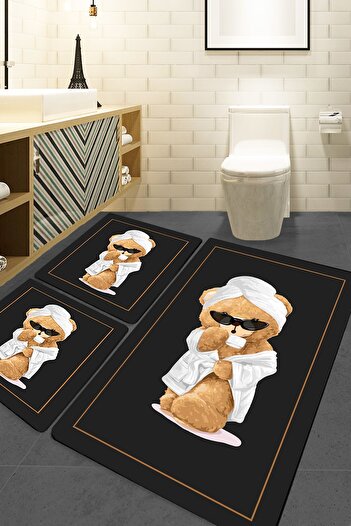 Chilai Home Bornousse Set of 3 - Bath Mat Djtbano