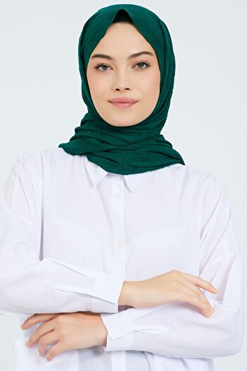 m moon scarf Premium Bamboo Cashmere Shawl "Emerald"