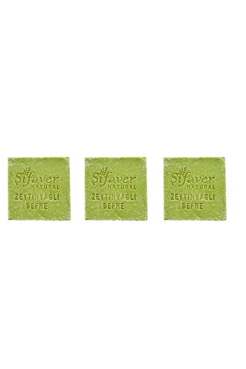 LALEZEN Laurel Soap with Olive Oil (3 Pcs) 3 X 100 Gr - Natural Bulk Soap