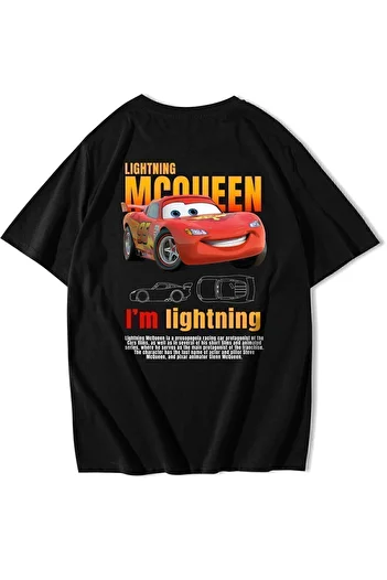 BRZ COLLECTION Μπλουζάκι Unisex Oversize Lightning McQueen