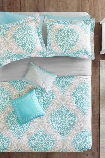 İQON OTTOMAN Turquoise - Single Elastic Duvet Cover Set