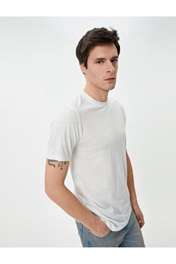 Koton Ανδρικό T-Shirt Crew Neck