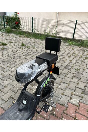 Volta VSm Leather Back Seat with BackreSt - Saddle, Seat, Electric Bicycle