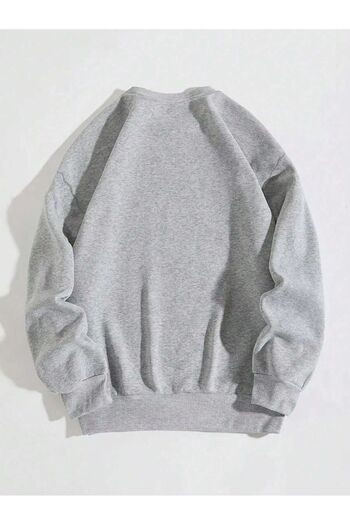 Mythologie Γκρι Oversize Κορδέλα Cherry Φούτερ - Crew Neck