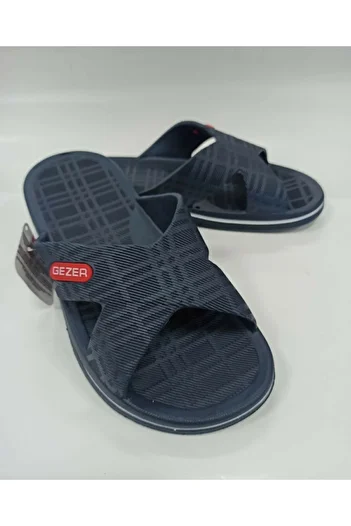 GEZER Wet Floor Men's Slippers Navy Blue