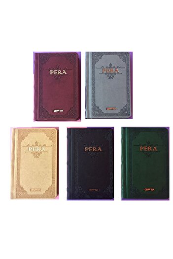 Gıpta Copertă din piele Pera 17x24cm 160 coli Caiet fără linii