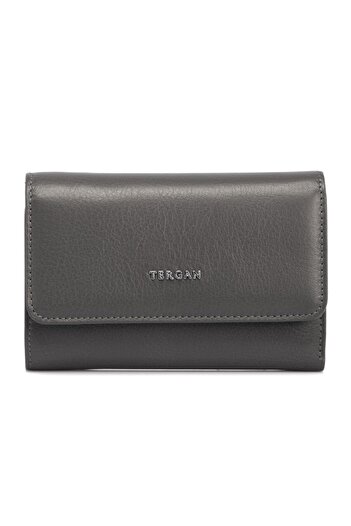Tergan Gray Leather Women's Wallet 05730e80